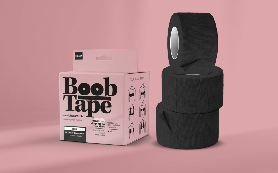 HEMA – Boob tape packaging