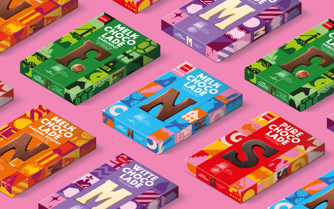 HEMA – Chocolate letters packaging
